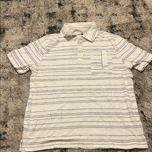 Goodfellow & Co Men's Polo Shirt - White and Black